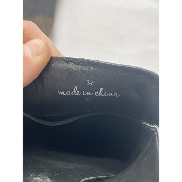 Joie Taran Metallic Bronze Studded Leather Slip-On Mules Women’s Size 7 - Picture 11 of 11